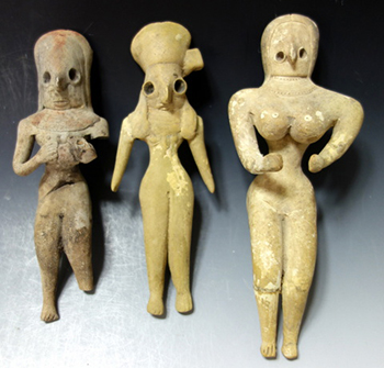 掌の骨董26．インダス先文化メヘルガル土偶 その魅力的で、奇怪な土偶