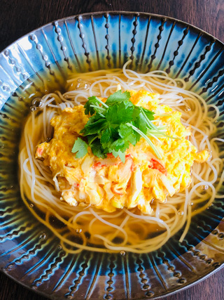 和風天津麺（かに玉のせあんかけ麺）