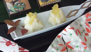 ゆり根きんとん（ゆず風味）