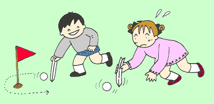 ボールゲーム -33- ピンポン玉運び(3) | 子どもと楽しむゲーム