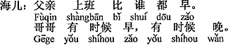 お父さんが出勤するのが誰よりも早い。お兄さんは時には早いし、時には遅い。