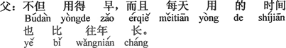 中国語：兄ちゃん、兄ちゃんの話は大げさすぎる。